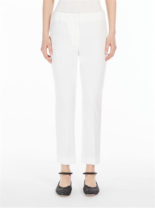 Cotton gabardine trousers MAXMARA WEEKEND | 2415131032600027